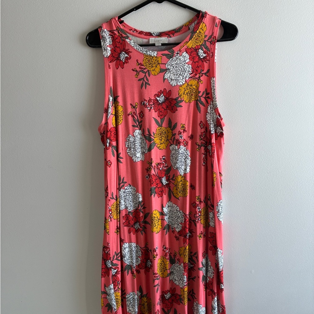 LOFT Pink Floral Top